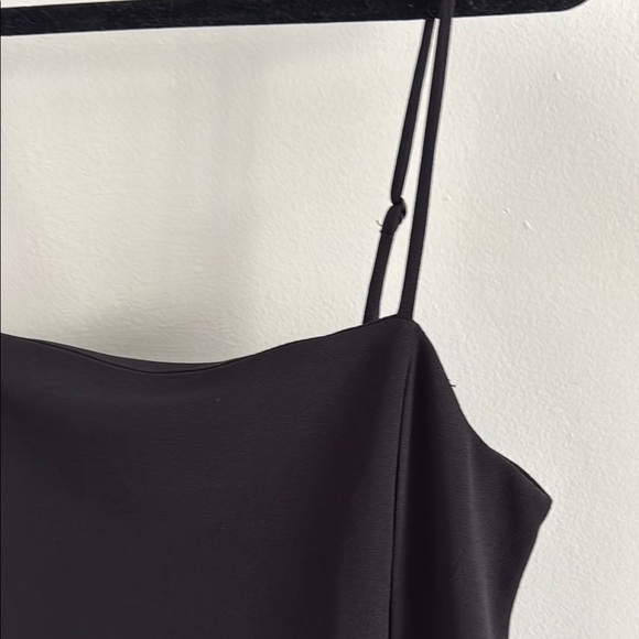 NWT h&m black spaghetti strap mini shift dress - Picture 3 of 5